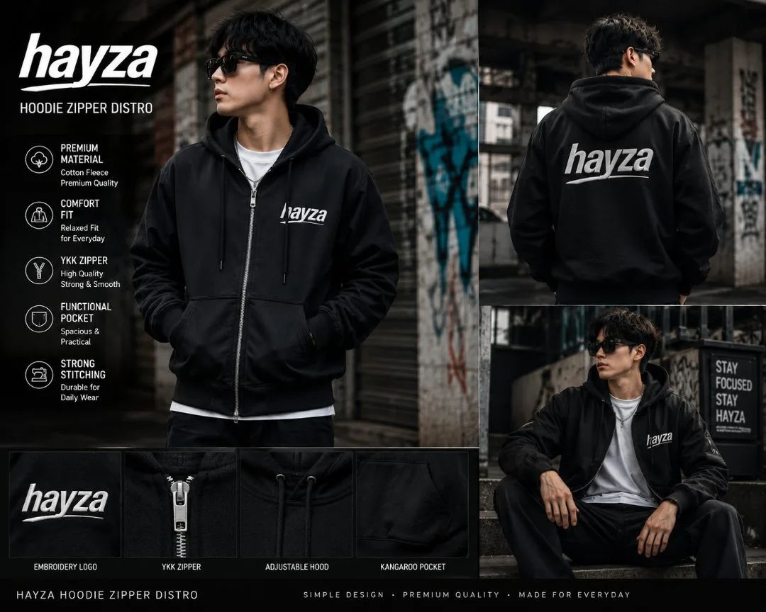 Hoodie Zipper Distro #1